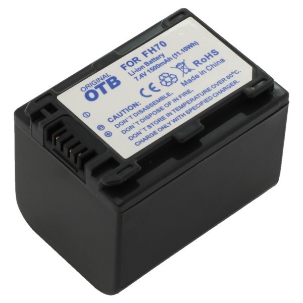 Batterij v. Sony NP-FP70