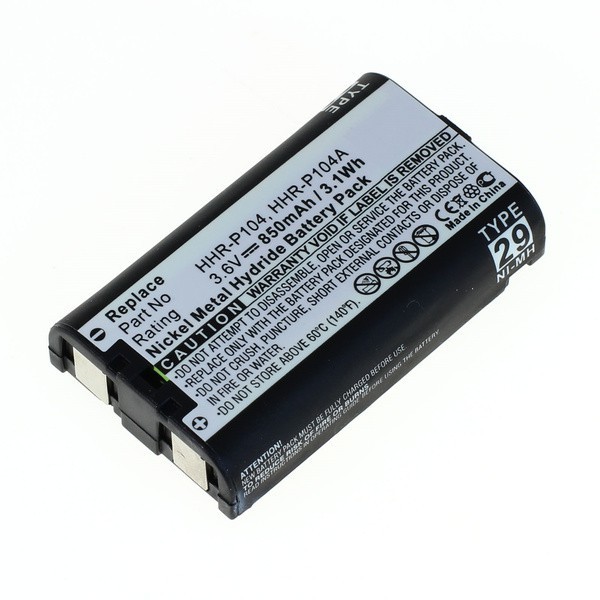 Batterij vr.  Panasonic KX-TG5210