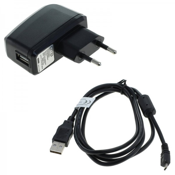 AC adapter + datakabel voor Vivistar ViviCam 5385