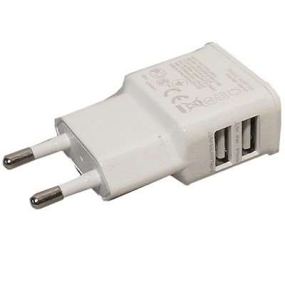 Dubbele USB Oplader 2A - voor iPad mini