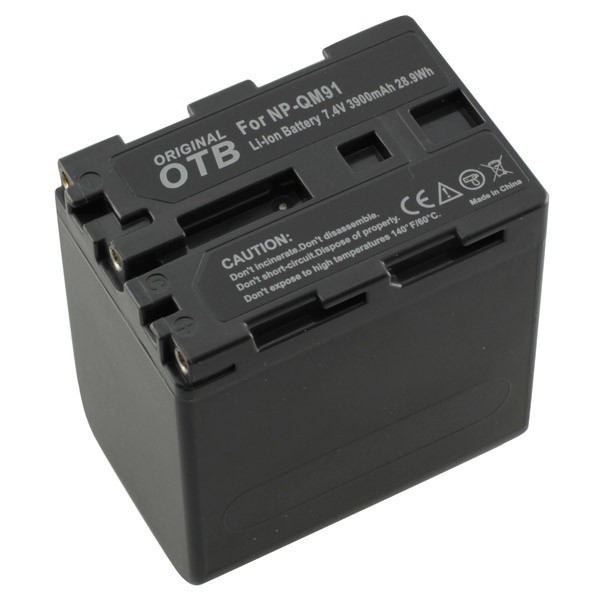 Batterij v. Sony NP-QM91D FM90 