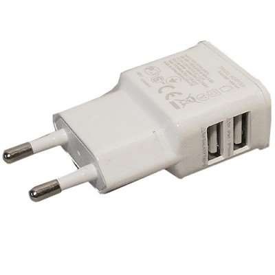 Dubbele USB Oplader 2A - voor Samsung Galaxy Tab 2 GT-P3100
