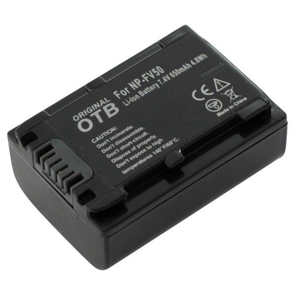 Batterij v. Sony DCR-SR15E
