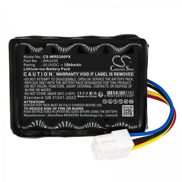 accu voor Practixx PX-RRM-600Wi
