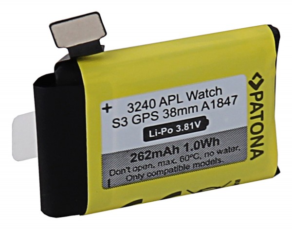 batterij voor Apple Watch Serie 3 GPS 38mm A1847
